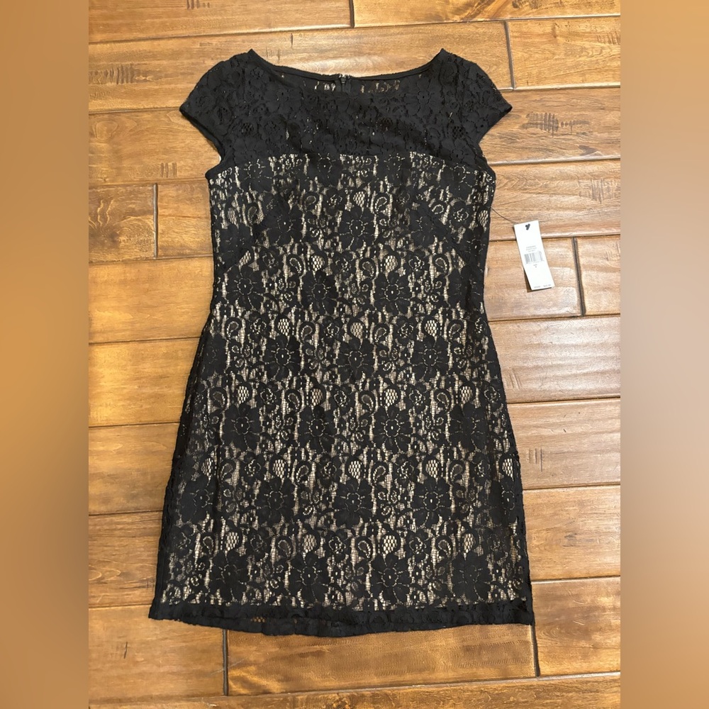 Women’s Black Lace Mini Dress
